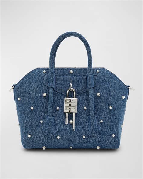 givenchy croc mini antigona|givenchy mini antigona lock denim tote bag.